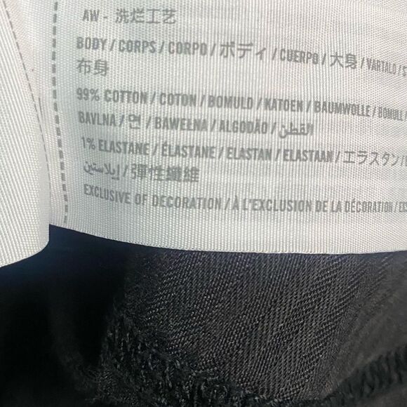 Abercrombie & Fitch Black Curve Love Skinny High Rise Vented Hem Jeans Size 14L - Picture 7 of 9